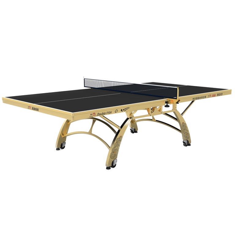 Double Folding Movable Table Tennis Table 